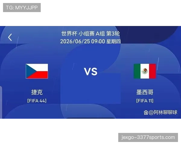 2026世界杯A组小组第一：墨西哥末轮3-0击败捷克